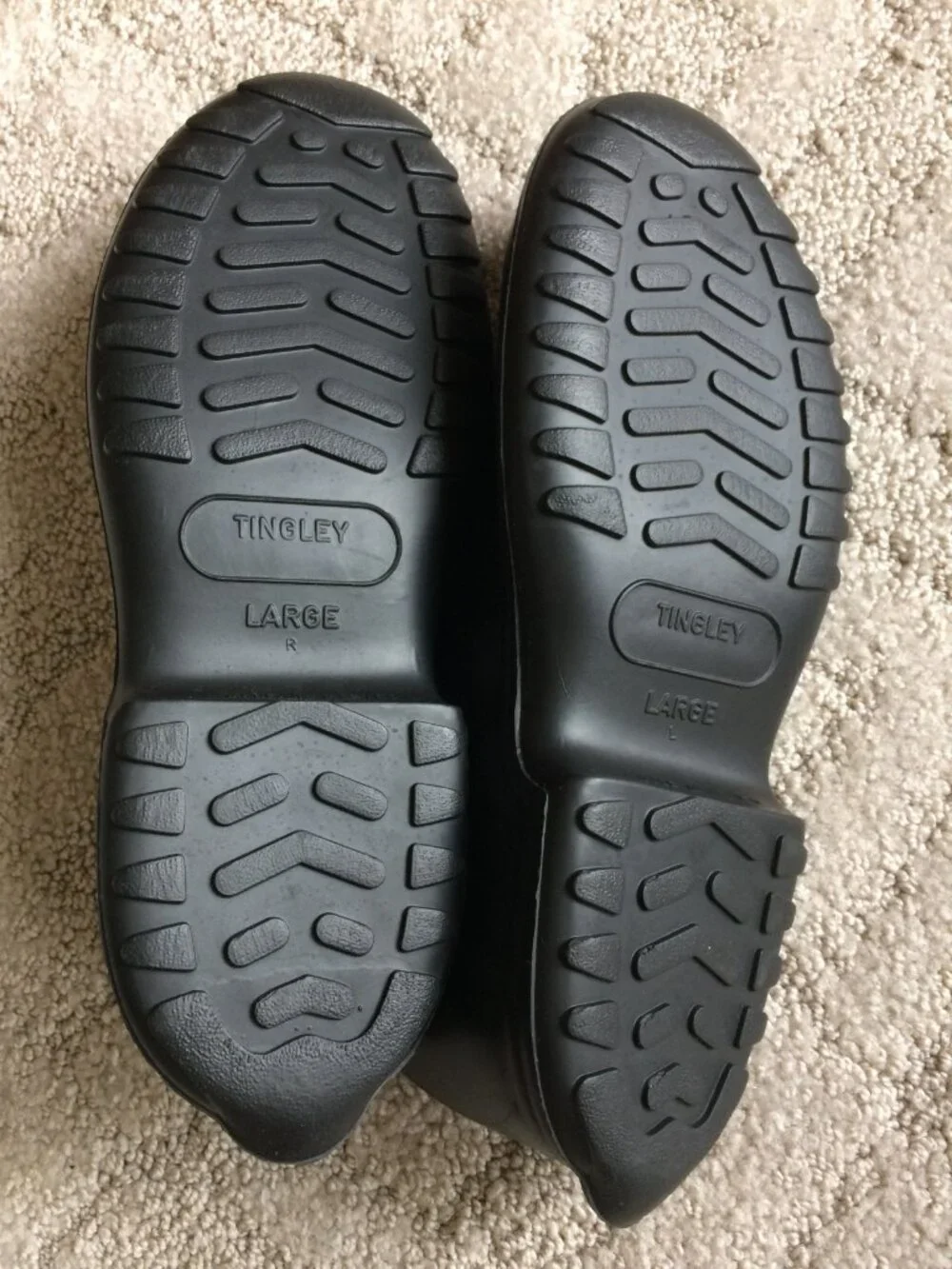 Men's Tingley Hi-Top Work Rubber Cleated Outsole Rubbers
